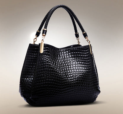 JansenStyle™ Xella | Sac à main élégant avec motif crocodile