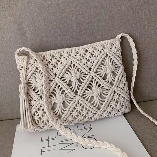 ByMave - Sac en osier fait main au crochet