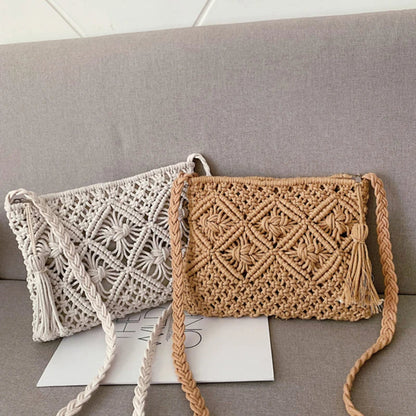 ByMave - Sac en osier fait main au crochet