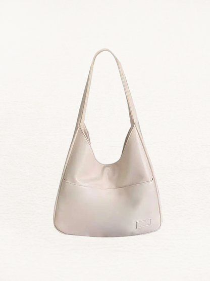 Lisanne Large Ladies Leather Shoulder Bag | Handbag | Shopper White