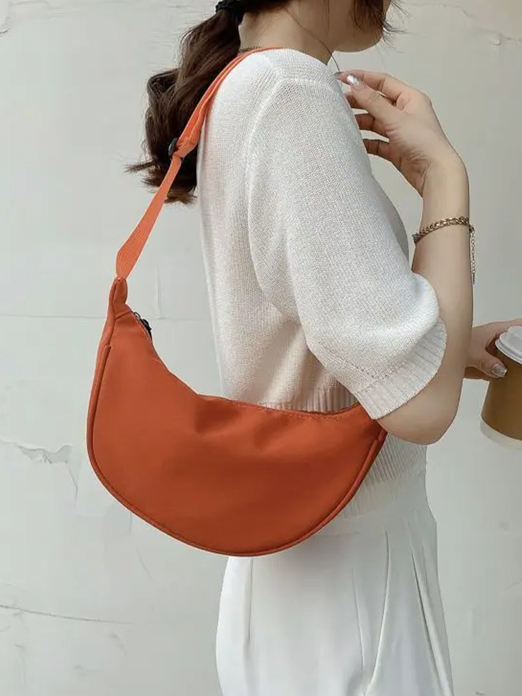 Lydia Ladies PU Leather Shoulder Bag | Crossbody Bag Orange