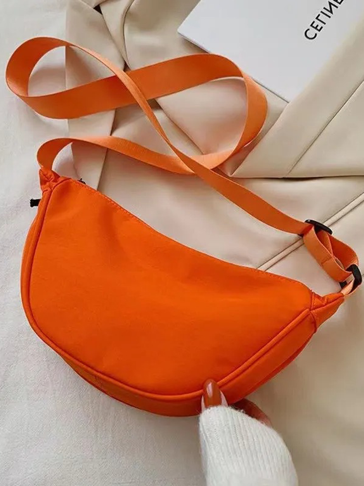 Lydia Ladies PU Leather Shoulder Bag | Crossbody Bag Orange