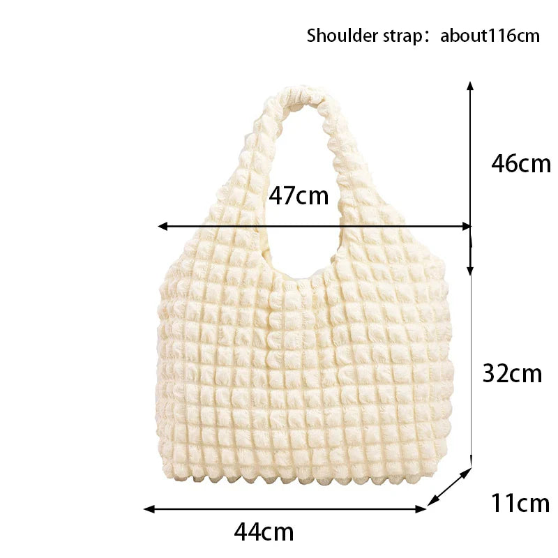 Sac nuage plissé pour l'été
