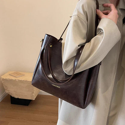 JansenStyle™ Daria | Sac en cuir élégant avec deux anses