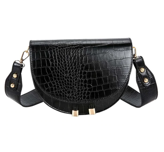 Delilah Crossbody Bag - Sac robuste avec imprimé crocodile