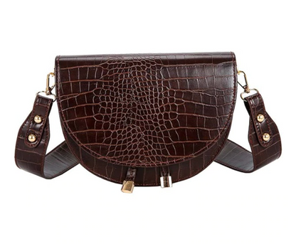 Delilah Crossbody Bag - Sac robuste avec imprimé crocodile