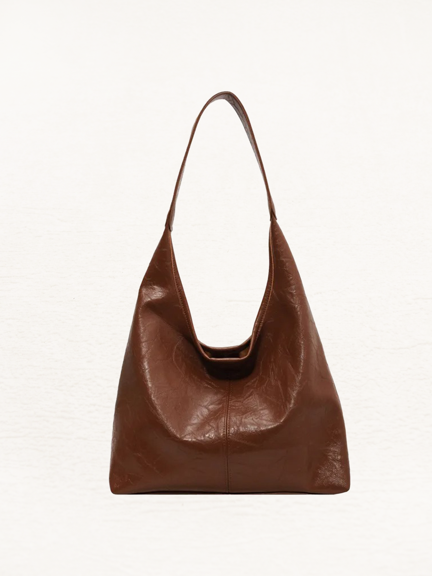 Serena Ladies PU Leather Shoulder Bag | Handbag Dark Brown