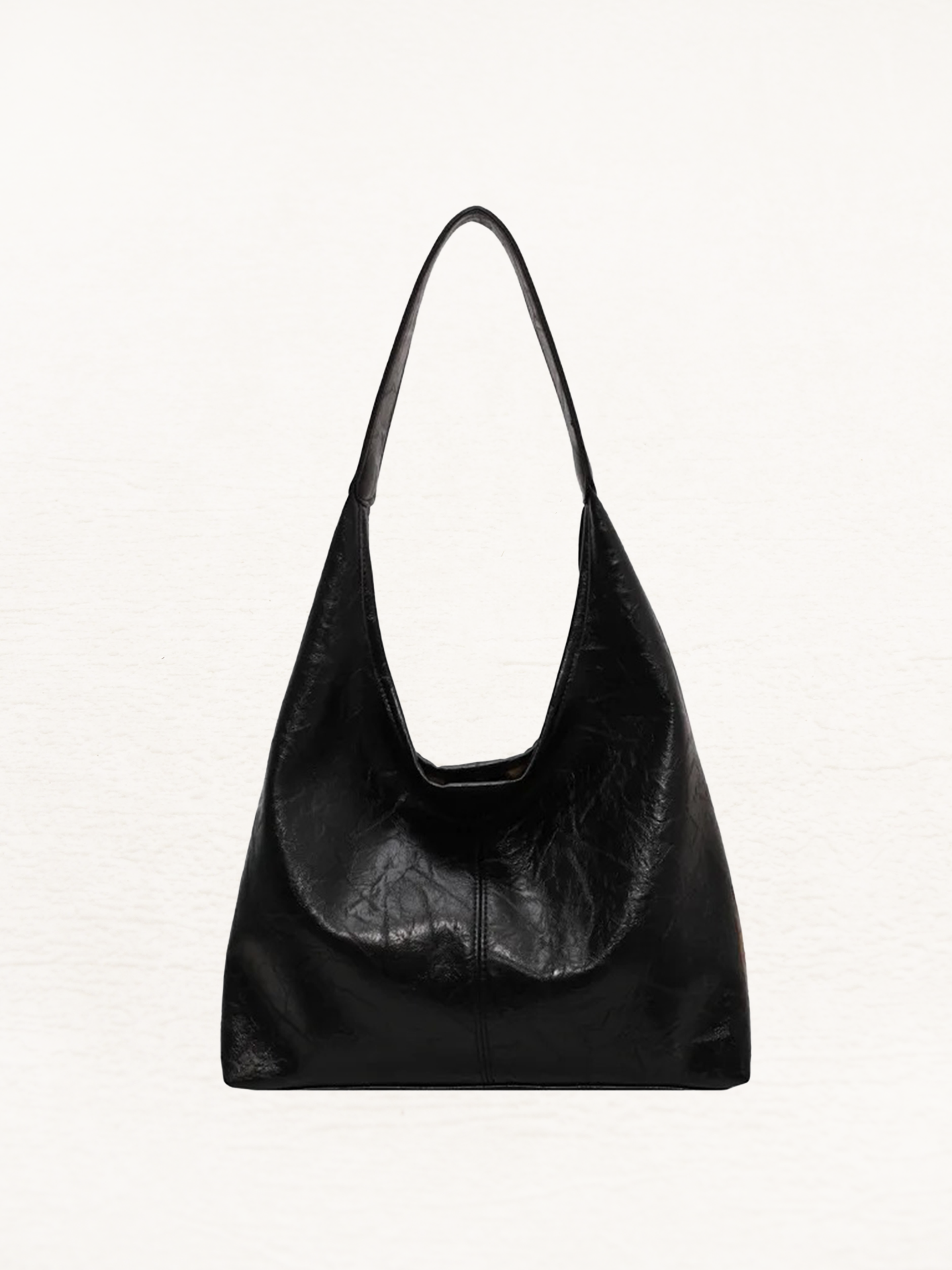 Serena Ladies PU Leather Shoulder Bag | Handbag Black