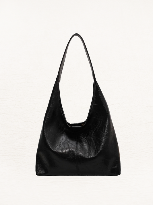 Serena Ladies PU Leather Shoulder Bag | Handbag Black