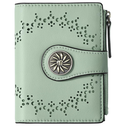 Portefeuille Femme RFID avec pochette zippée - Claire