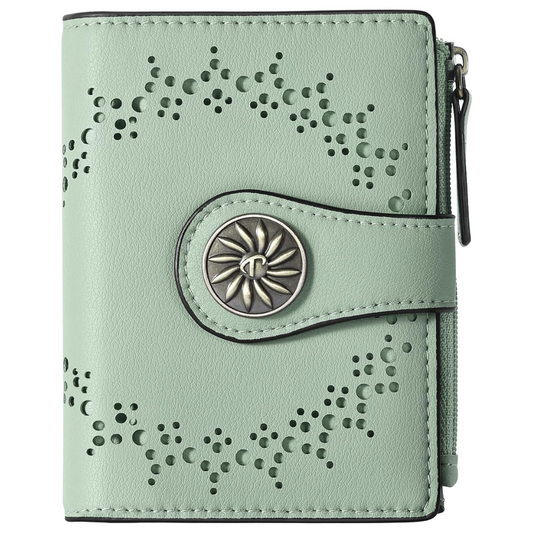 Portefeuille Femme RFID avec pochette zippée - Claire