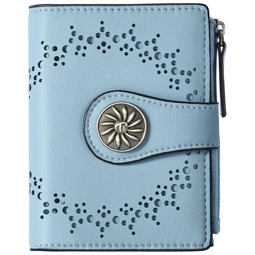 Portefeuille Femme RFID avec pochette zippée - Claire