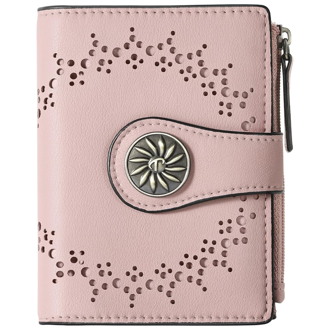 Portefeuille Femme RFID avec pochette zippée - Claire