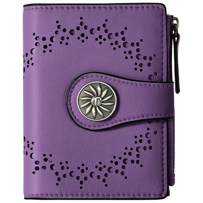 Portefeuille Femme RFID avec pochette zippée - Claire