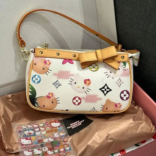 GlamVoyage - Sac à bandoulière Hello Kitty pour filles