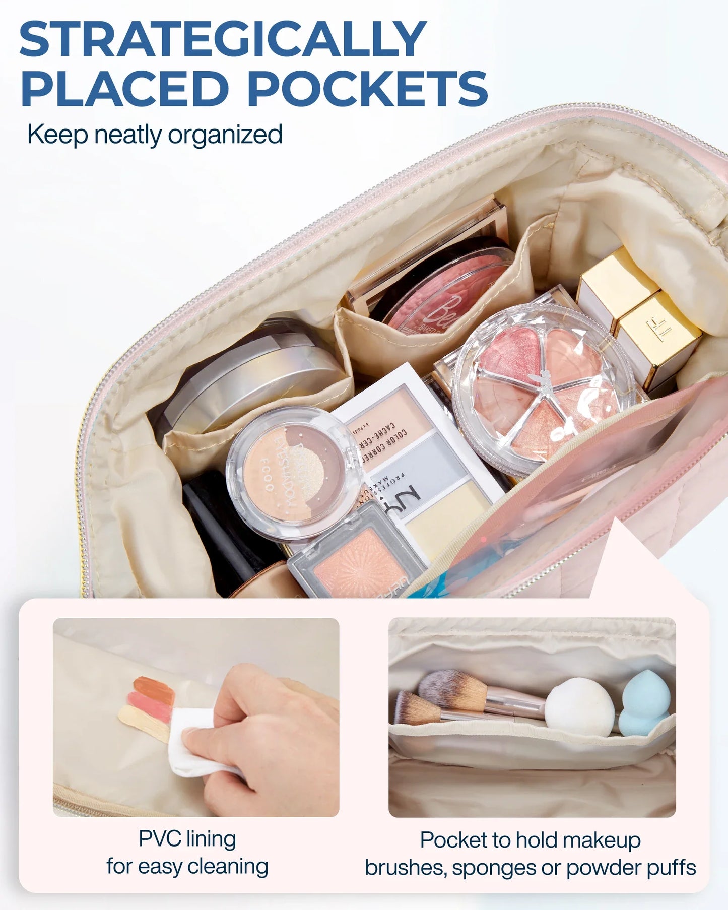 FemmeGlam - Trousse de maquillage pour femmes