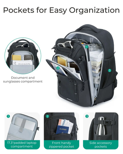 BAGSMART - Sac à dos Easy Travel Companion