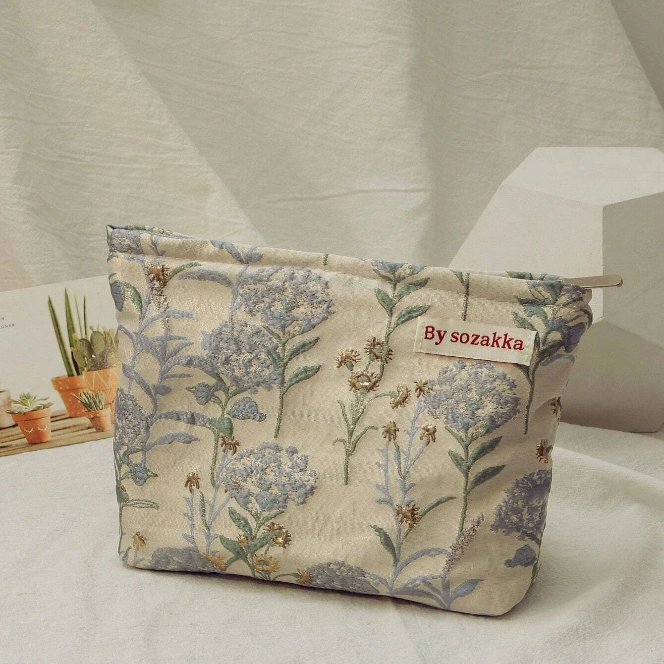 BotanicaBag - Sac de voyage floral pour le maquillage