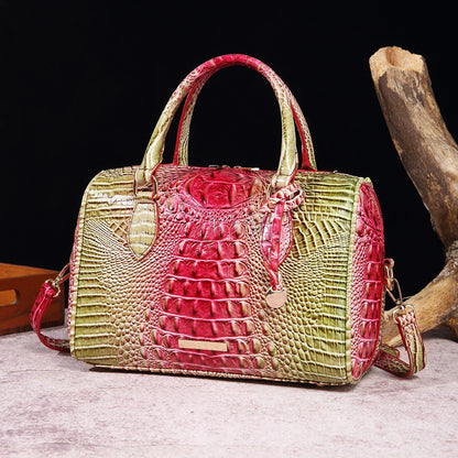 LuxeGleam - Sac à main en croco pour femmes