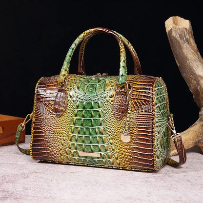 LuxeGleam - Sac à main en croco pour femmes