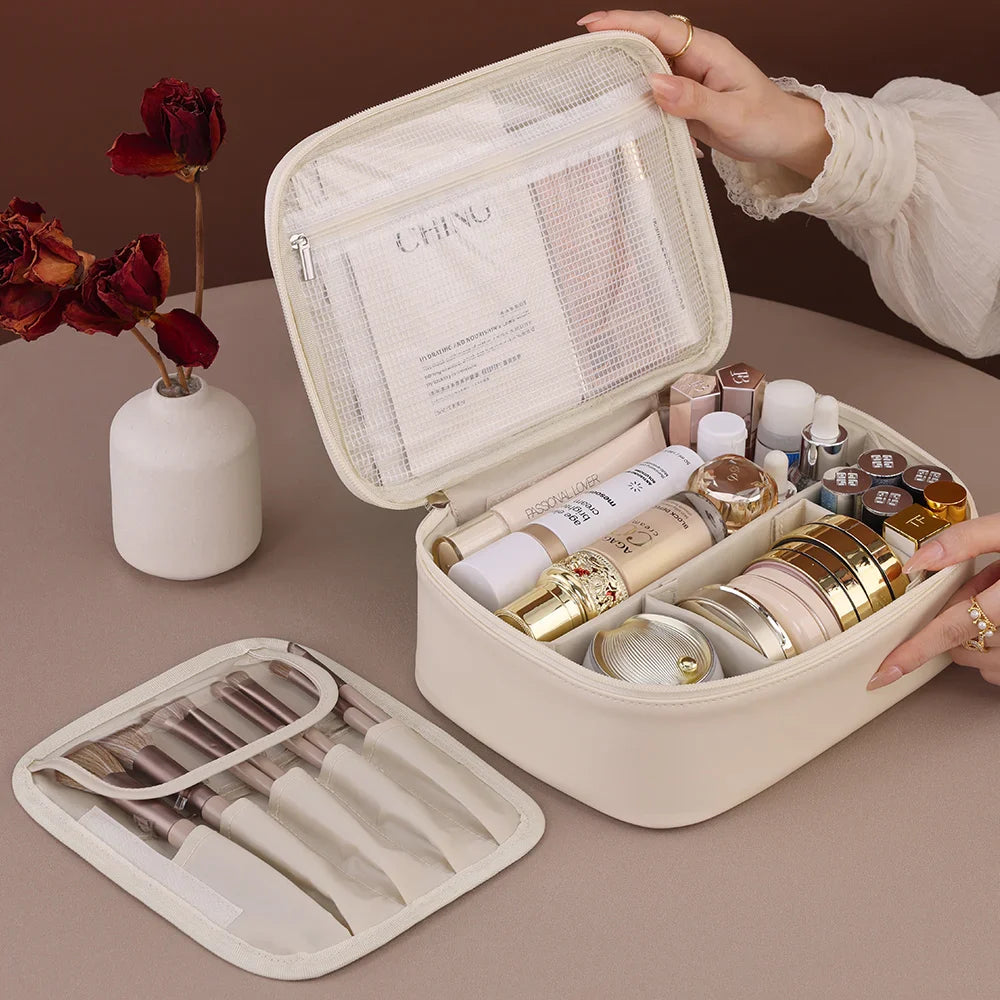 PrestigeGlam - Trousse de maquillage élégante et luxueuse