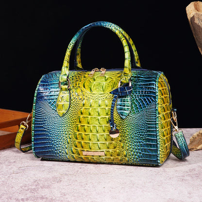 LuxeGleam - Sac à main en croco pour femmes