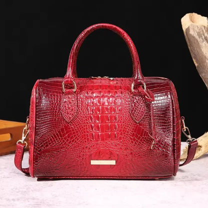 LuxeGleam - Sac à main en croco pour femmes