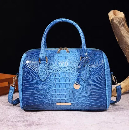 LuxeGleam - Sac à main en croco pour femmes