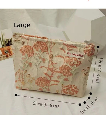 BotanicaBag - Sac de voyage floral pour le maquillage