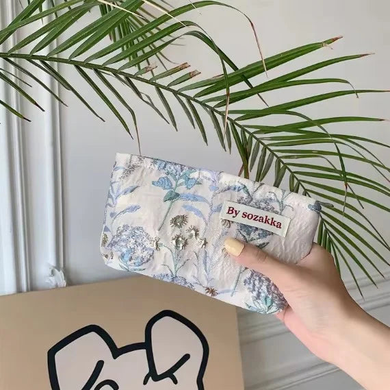 BotanicaBag - Sac de voyage floral pour le maquillage