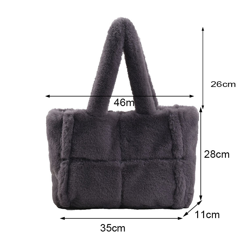 Vardi Dante™ Pipa Plush Handbag | Un sac confortable et hivernal pour les femmes